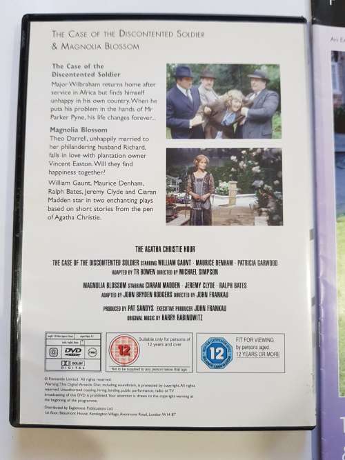 Agatha Christie Film Collection, The Case of the Discontended Soldier and Magnolia Blossom DVD
