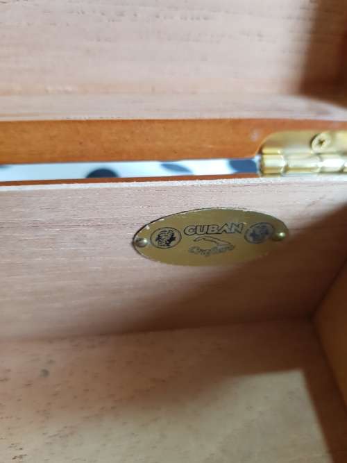 Cuban Cigar Box, Wooden