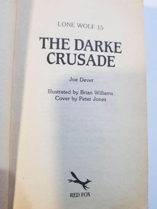 The Dark Crusade, Lone Wolf 15 by Joe Dever