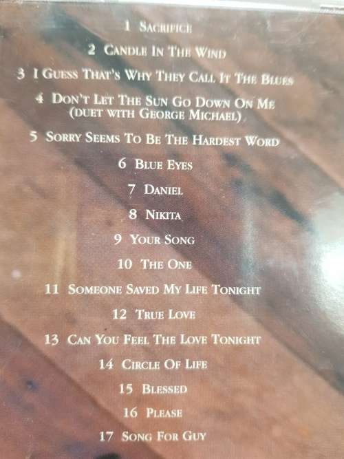 Elton John, Love Songs CD