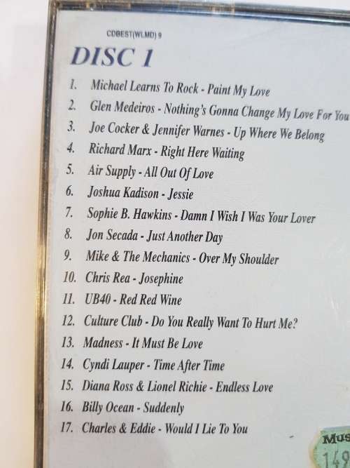 The Best Love Songs Album In The World...Ever, 2 x CD
