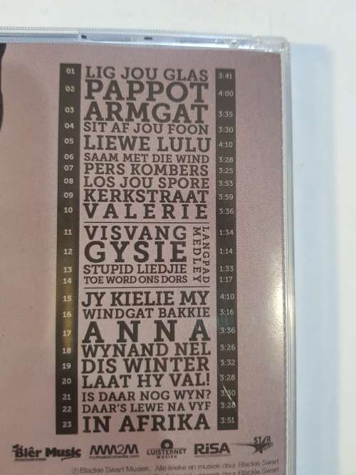 Blackie Swart, Lig Jou Glas, Signed CD