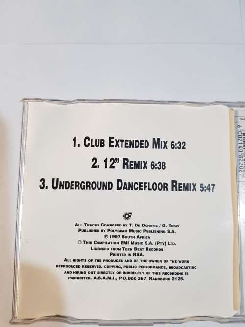 Bellissima, Bellissima CD single