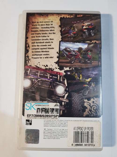 PSP, ATV Offroad Fury Pro