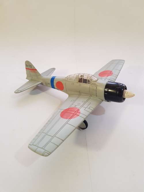 Model Airplane, WW II, Mitsubishi Zero 1:48, Metal, No. 99068