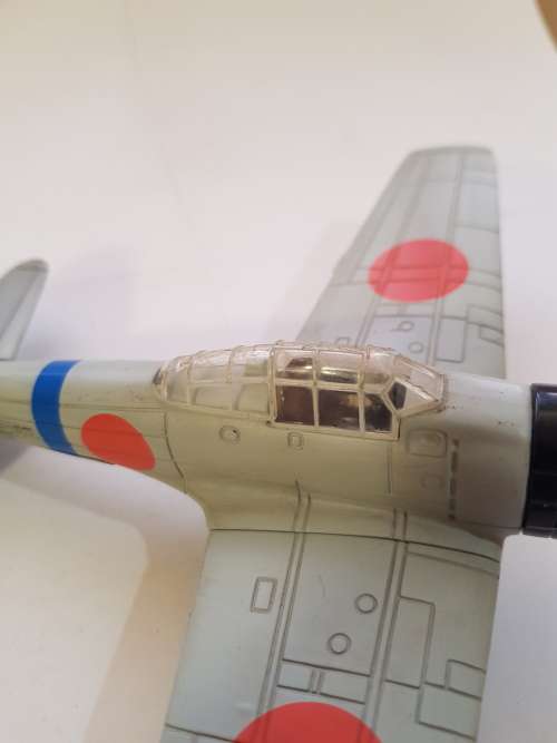 Model Airplane, WW II, Mitsubishi Zero 1:48, Metal, No. 99068