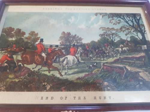 Herring`s Fox Hunting Scenes, End Of The Hunt, Print