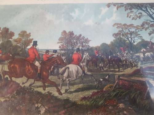Herring`s Fox Hunting Scenes, End Of The Hunt, Print