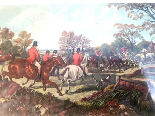 Herring`s Fox Hunting Scenes, End Of The Hunt, Print