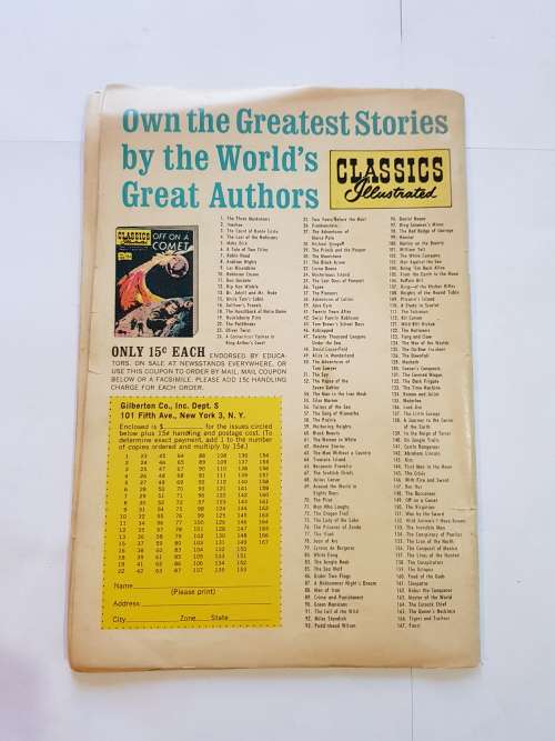 Classics Illustrated, Julius Caesar, William Shakespeare, No. 68, 1965