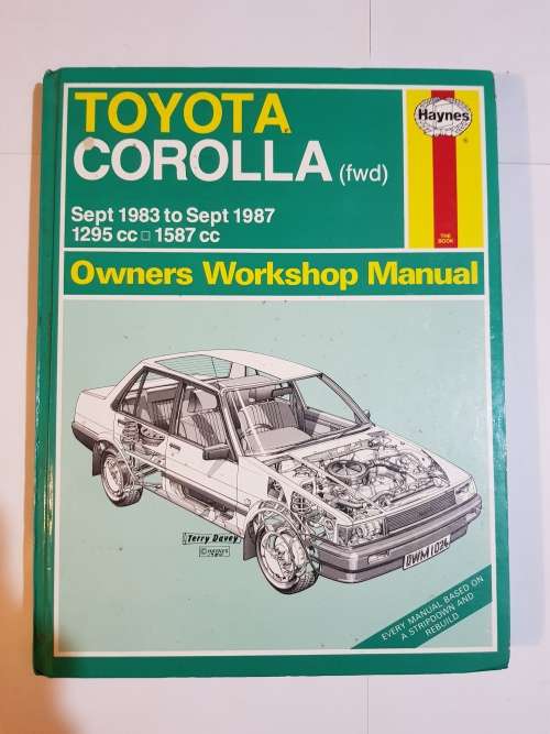 Toyota Corolla, 1983-1987 Workshop Manual, Haynes