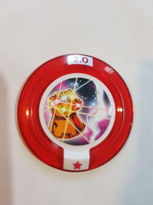 Disney Infinity Power Disk 2.0, Marvel, Thanos Infinity Gauntlet