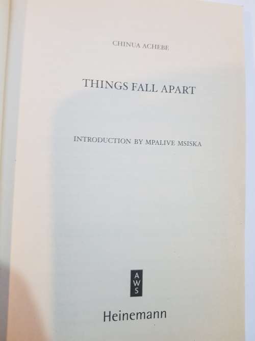 Things Fall Apart by Chinua Achebe