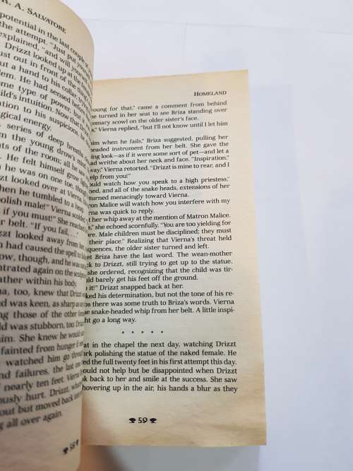 Forgotten Realms, Homeland, Book One - The Dark Elf Trilogy by R.A. Salvatore