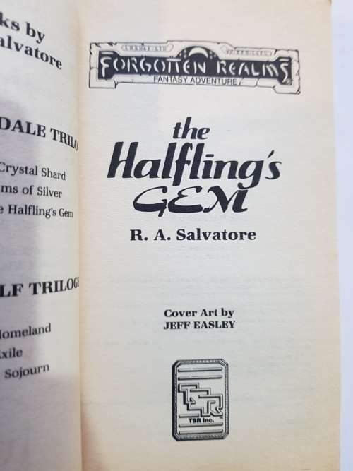 Forgotten Realms, The Halfling`s Gem, The Icewind Dale Trilogy, Book Three by R.A. Salvatore