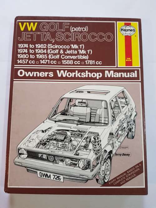 VW Golf, Jetta, Scirocco 1974-1985 Haynes Owners Workshop Manual