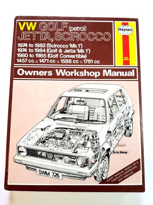 VW Golf, Jetta, Scirocco 1974-1985 Haynes Owners Workshop Manual
