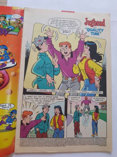 Jughead, No. 86, Archie Comics, 1996