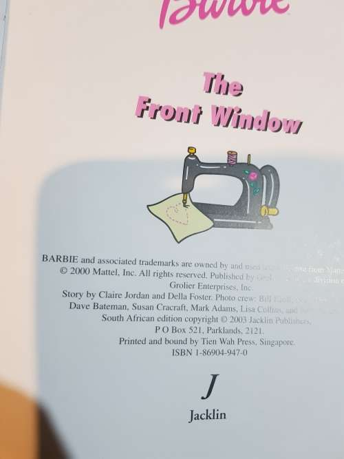 Barbie, The Front Window, Mattel 2000