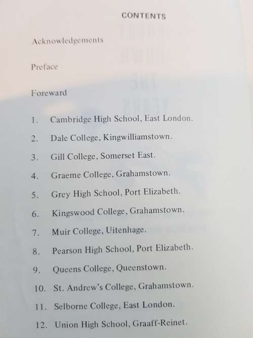 Rugby Down The Years, An Eastern Cape & Border School`s Rugby History by Syd Dugmore