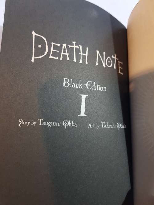 Deathnote, Black Edition, Vol. 1 & 2 by Tsugumi Ohba and Takeshi Obata