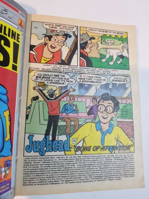 Laugh Digest Magazine, No. 149, Archie Digest Library, 1999