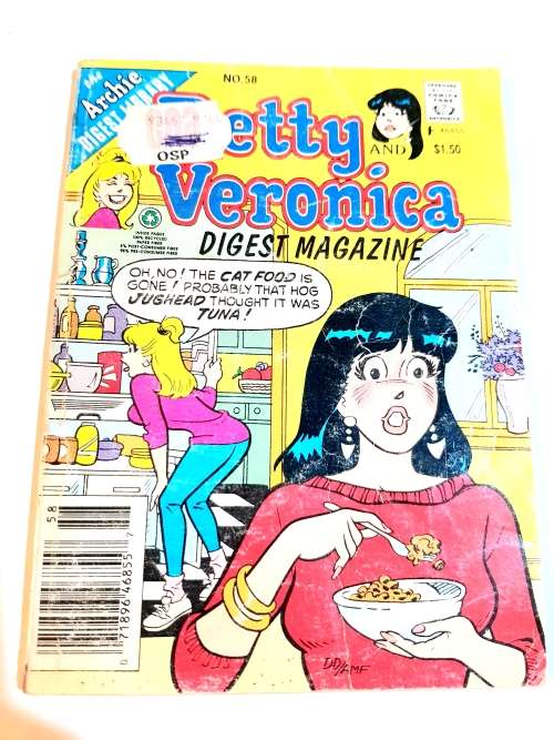 Betty and Veronica Digest Magazine, No. 58, Archie Digest Library, 1992