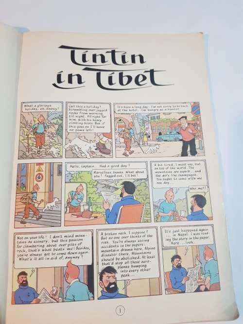 Tintin, The Adventures Of Tintin, Tintin in Tibet, Herge, 1974