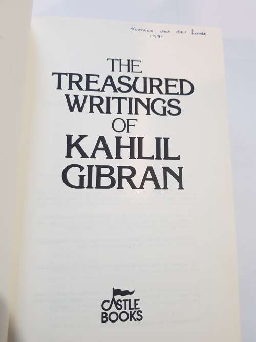 The Treasured Writings Of Kahlil Gibran