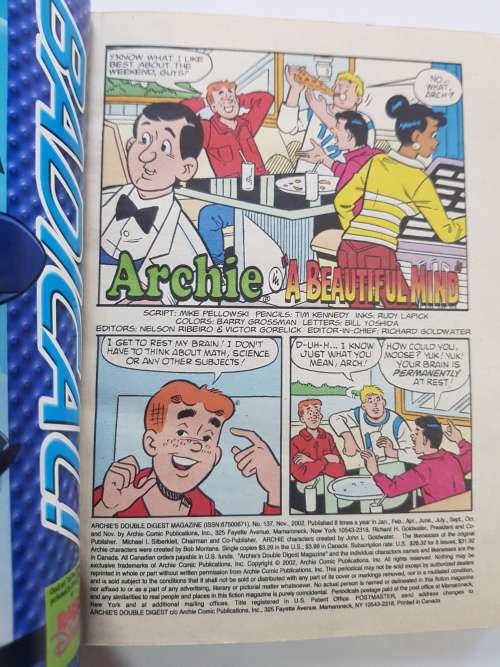 Archie`s Double Digest, No. 137