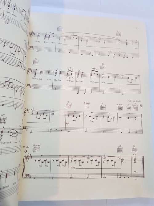 Song Sheets, Sheet Music, An Evening with John Denver, 23 Songs, 1975