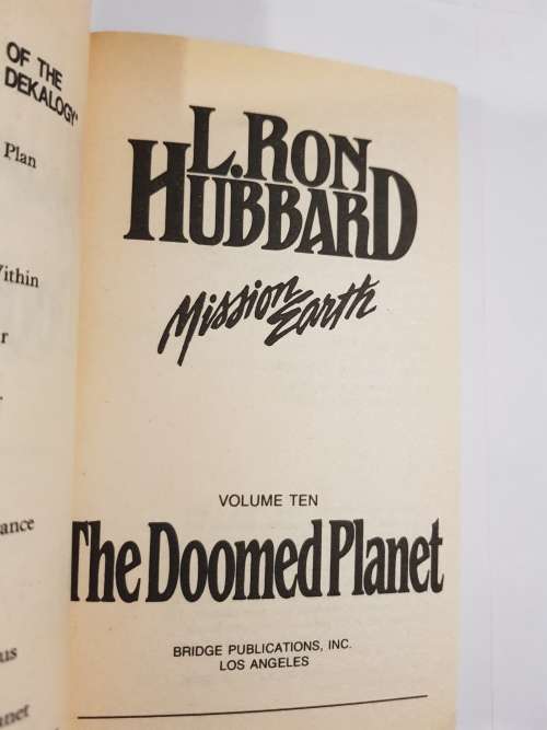 L. Ron Hubbard, The Doomed Planet, Mission Earth Volume 10