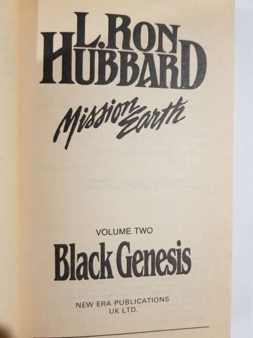 L. Ron Hubbard, Black Genesis, Mission Earth Volume 2