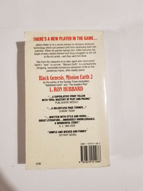 L. Ron Hubbard, Black Genesis, Mission Earth Volume 2