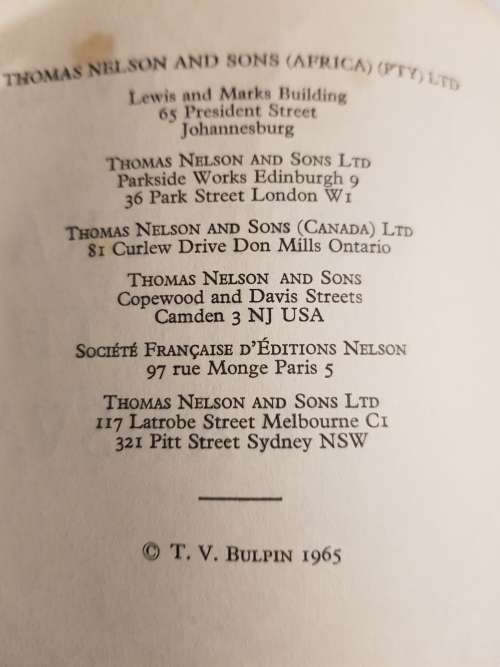 Lost Trails of the Transvaal by T.V. Bulpin