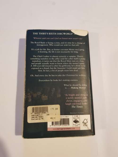 Making Money, A Discworld Novel by Terry Pratchett