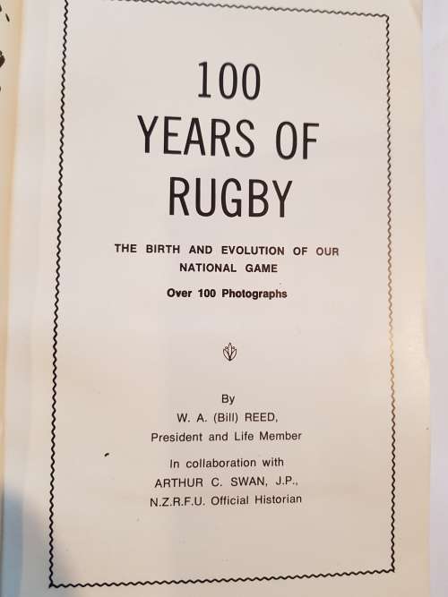 100 Years of Rugby, Story of Nelson Rugby Football Club 1870-1969