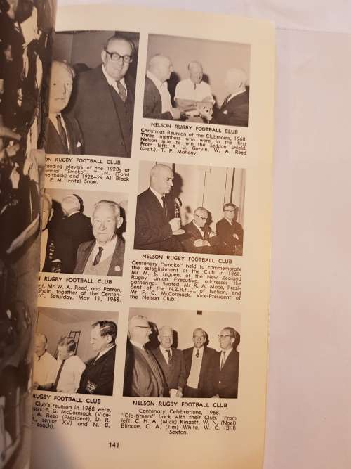 100 Years of Rugby, Story of Nelson Rugby Football Club 1870-1969
