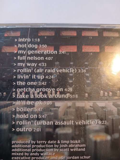 Limp Bizkit, Chocolate Starfish and the Hot Dog Flavoured Water CD