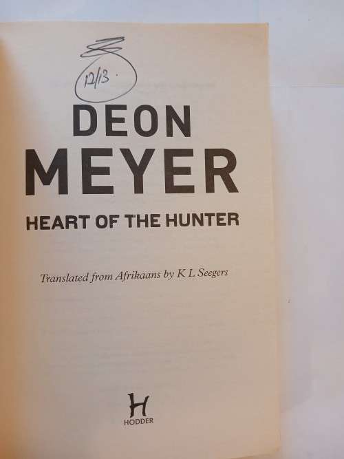 Heart of the Hunter by Deon Meyer