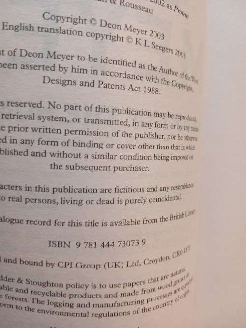 Heart of the Hunter by Deon Meyer