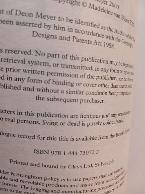 Dead at Daybreak by Deon Meyer