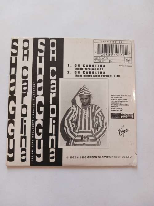 Shaggy, Oh Carolina CD Single, Europe