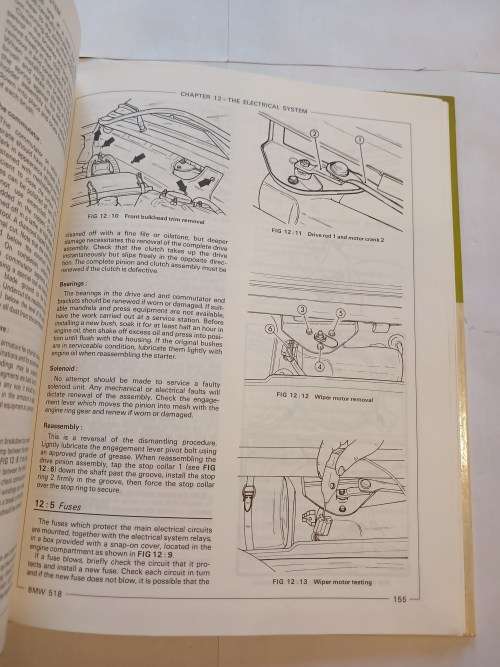 BMW 518,520, 1973-81, Autobooks Owners Workshop Manual