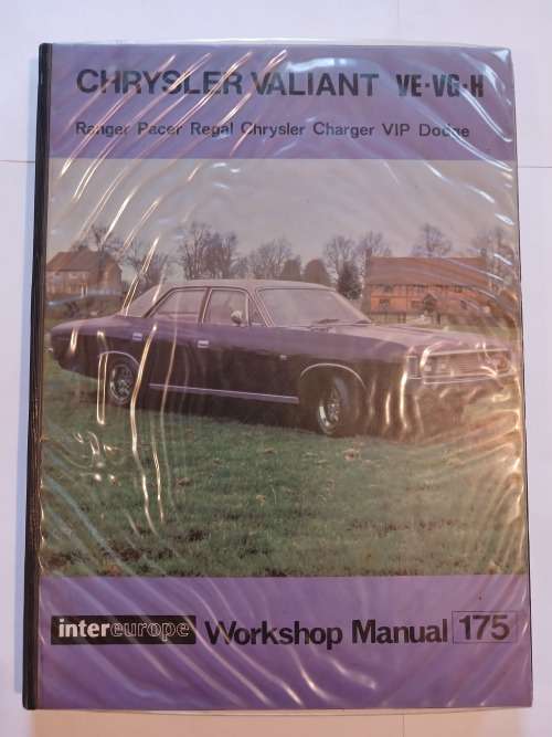Chrysler Valiant VE-VG-H Series, Intereurope, Workshop Manual