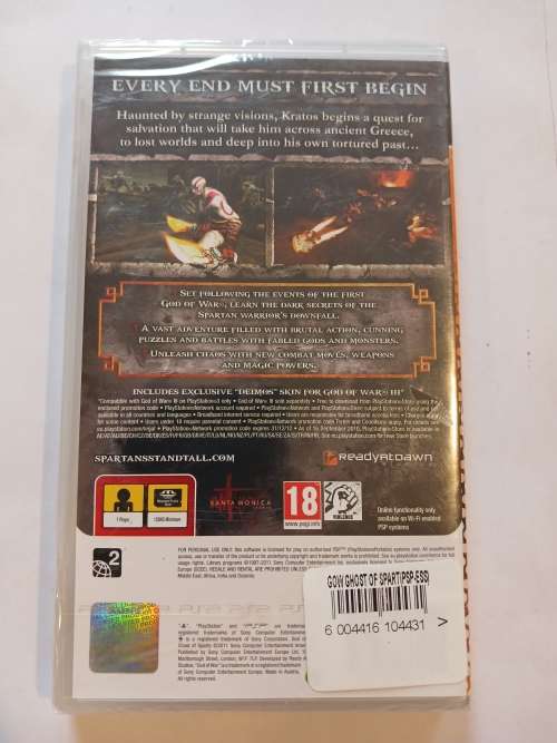 PSP, God of War, Ghosts of Sparta