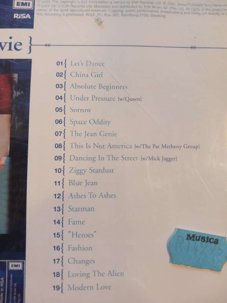 David Bowie, Best of Bowie CD