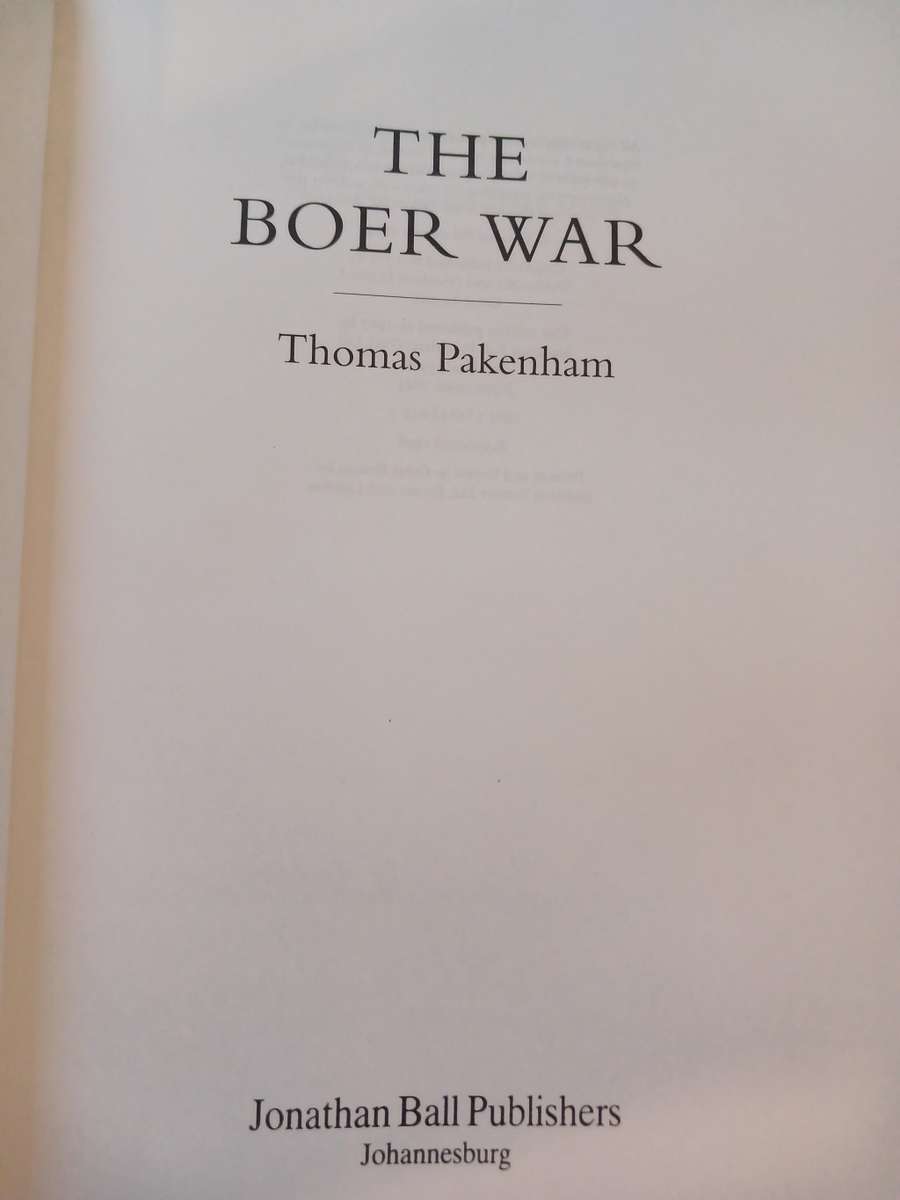 The Boer War by Thomas Pakenham