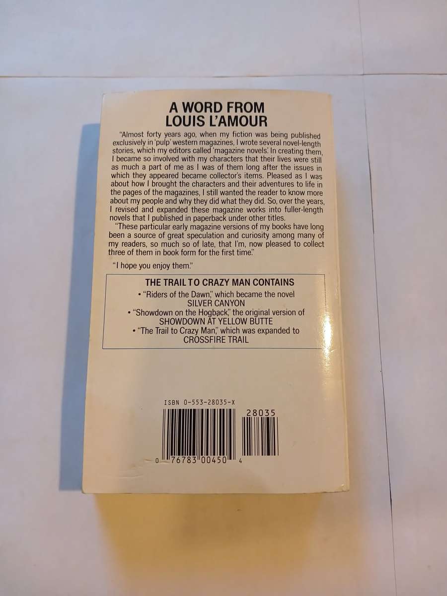 The Trail to Crazy Man by Louis L`Amour