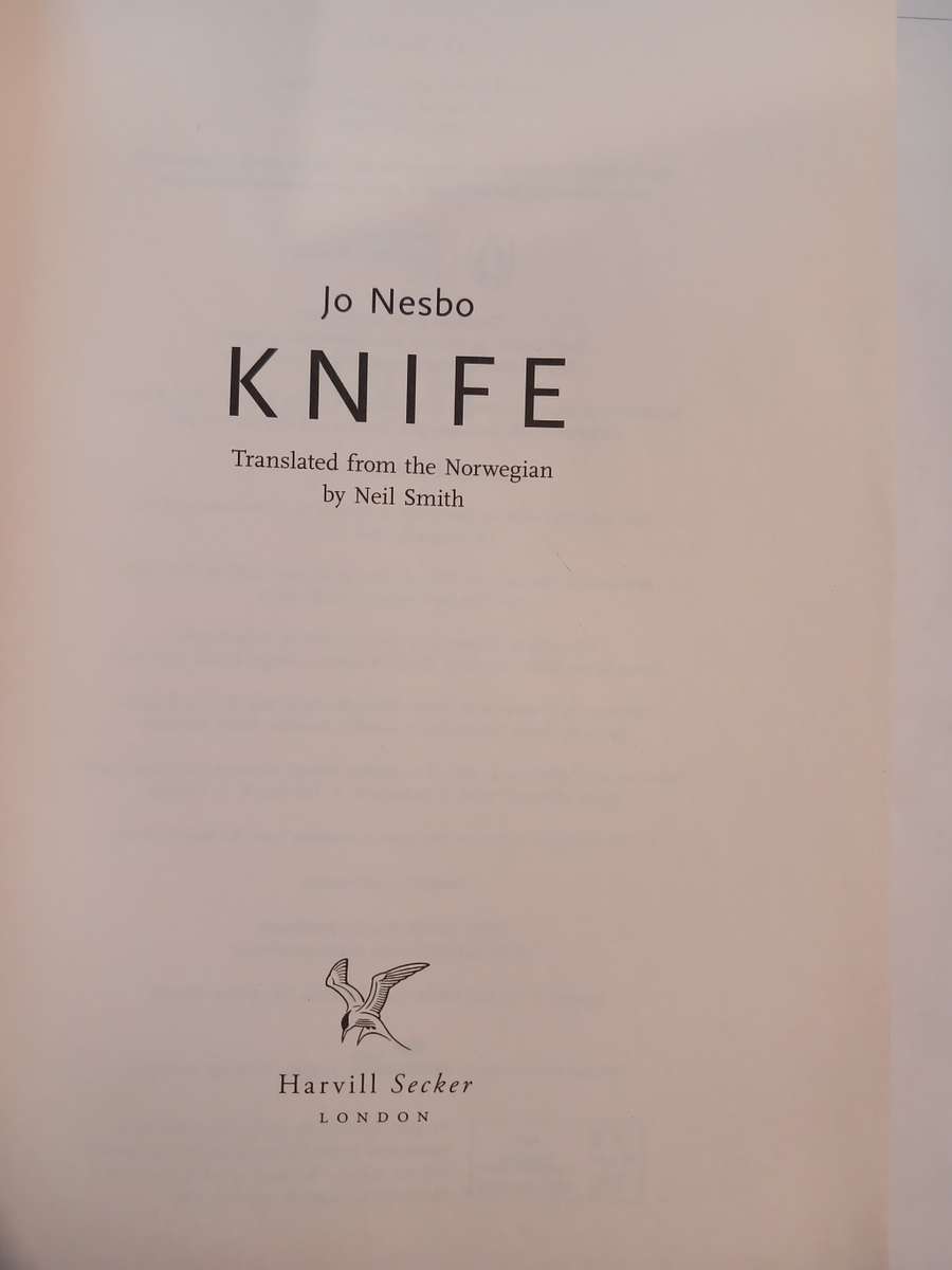 Knife by Jo Nesbo